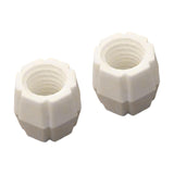 Maxbell 2 Pieces Toothpaste Refill Adapter Refillable Toothpaste Tube Transfer White