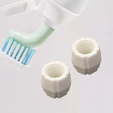 Maxbell 2 Pieces Toothpaste Refill Adapter Refillable Toothpaste Tube Transfer White