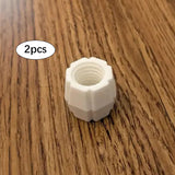 Maxbell 2 Pieces Toothpaste Refill Adapter Refillable Toothpaste Tube Transfer White