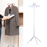 Maxbell Steamer Hanger Stand Adjustable Height Lightweight Space Saving Garment Rack white