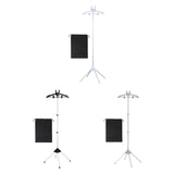 Maxbell Steamer Hanger Stand Adjustable Height Lightweight Space Saving Garment Rack white