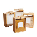 Maxbell Cereal Food Storage Container Dispenser Large Canister for Snack Pasta Sugar