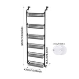 Maxbell over The Door Pantry Organizer Storage Rack for Bedroom Laundry Organization