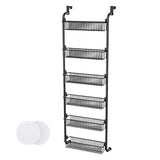 Maxbell over The Door Pantry Organizer Storage Rack for Bedroom Laundry Organization
