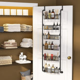 Maxbell over The Door Pantry Organizer Storage Rack for Bedroom Laundry Organization