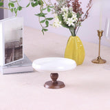 Maxbell Ceramic Cake Stand Round Dessert Display Holder for Countertop Event