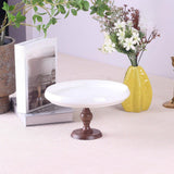 Maxbell Ceramic Cake Stand Round Dessert Display Holder for Countertop Event