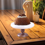 Maxbell Ceramic Cake Stand Round Dessert Display Holder for Countertop Event