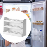 Maxbell Flippable Egg Holder 30 Grid Egg Storage Organizer for Fridge Cabinet Pantry