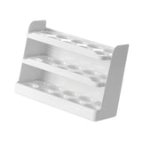 Maxbell Flippable Egg Holder 30 Grid Egg Storage Organizer for Fridge Cabinet Pantry