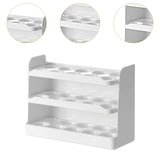 Maxbell Flippable Egg Holder 30 Grid Egg Storage Organizer for Fridge Cabinet Pantry