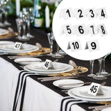 Maxbell 10Pcs Table Numbers Acrylic Numbers Cards Signs for Party Wedding Restaurant