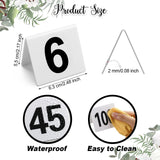 Maxbell 10Pcs Table Numbers Acrylic Numbers Cards Signs for Party Wedding Restaurant