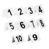 Maxbell 10Pcs Table Numbers Acrylic Numbers Cards Signs for Party Wedding Restaurant