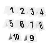 Maxbell 10Pcs Table Numbers Acrylic Numbers Cards Signs for Party Wedding Restaurant
