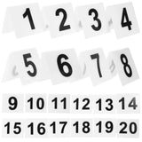 Maxbell 10Pcs Table Numbers Acrylic Numbers Cards Signs for Party Wedding Restaurant