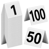 Maxbell 10Pcs Table Numbers Acrylic Numbers Cards Signs for Party Wedding Restaurant