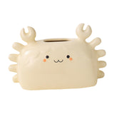 Maxbell Ceramic Tissue Box Convenience Canister for Countertop Study Room Cabinet