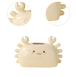 Maxbell Ceramic Tissue Box Convenience Canister for Countertop Study Room Cabinet