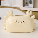 Maxbell Ceramic Tissue Box Convenience Canister for Countertop Study Room Cabinet