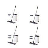 Maxbell Mop and Bucket with Wringer Set Flat Mop for Hardwood Tile Wall