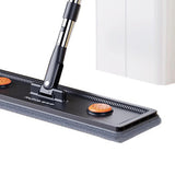 Maxbell Mop and Bucket with Wringer Set Flat Mop for Hardwood Tile Wall
