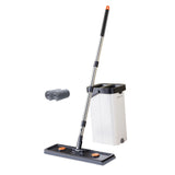 Maxbell Mop and Bucket with Wringer Set Flat Mop for Hardwood Tile Wall