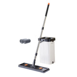 Maxbell Mop and Bucket with Wringer Set Flat Mop for Hardwood Tile Wall