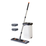 Maxbell Mop and Bucket with Wringer Set Flat Mop for Hardwood Tile Wall