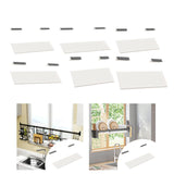 Maxbell Windowsill Shelf Reliable Counter Extender for Balcony Bathroom 15cmx40cm