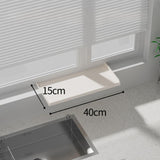 Maxbell Windowsill Shelf Reliable Counter Extender for Balcony Bathroom 15cmx40cm