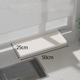 Maxbell Windowsill Shelf Reliable Counter Extender for Balcony Bathroom 25cmx50cm