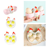 Maxbell Easter Egg Cup Figurine Kitchen Gadget Egg Stand for Lunch Home Decor Dinner A