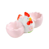 Maxbell Easter Egg Cup Figurine Kitchen Gadget Egg Stand for Lunch Home Decor Dinner A