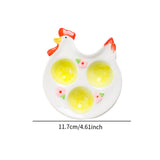Maxbell Easter Egg Cup Figurine Kitchen Gadget Egg Stand for Lunch Home Decor Dinner B