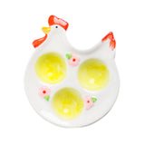Maxbell Easter Egg Cup Figurine Kitchen Gadget Egg Stand for Lunch Home Decor Dinner B