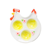 Maxbell Easter Egg Cup Figurine Kitchen Gadget Egg Stand for Lunch Home Decor Dinner B
