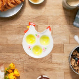 Maxbell Easter Egg Cup Figurine Kitchen Gadget Egg Stand for Lunch Home Decor Dinner B