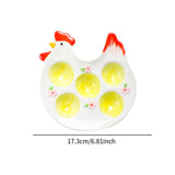 Maxbell Easter Egg Cup Figurine Kitchen Gadget Egg Stand for Lunch Home Decor Dinner C