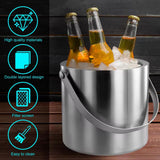 Maxbell Ice Bucket Storage Practical Chilling Beer Bucket for Kitchen Barbecue Party 2 L
