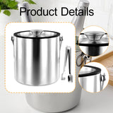 Maxbell Ice Bucket Storage Practical Chilling Beer Bucket for Kitchen Barbecue Party 2 L