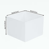 Maxbell 6Pcs Acrylic Boxes for Display Containers for Toys Figures Craft Shows Dolls