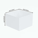Maxbell 6Pcs Acrylic Boxes for Display Containers for Toys Figures Craft Shows Dolls