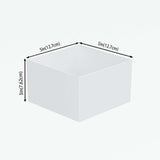 Maxbell 6Pcs Acrylic Boxes for Display Containers for Toys Figures Craft Shows Dolls