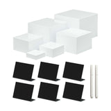 Maxbell 6Pcs Acrylic Boxes for Display Containers for Toys Figures Craft Shows Dolls