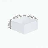 Maxbell 6Pcs Acrylic Boxes for Display Containers for Toys Figures Craft Shows Dolls