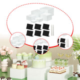 Maxbell 6Pcs Acrylic Boxes for Display Containers for Toys Figures Craft Shows Dolls