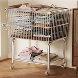 Maxbell Laundry Basket with Wheels Storage Laundry Cart for Living Room Home Bedroom