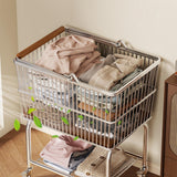 Maxbell Laundry Basket with Wheels Storage Laundry Cart for Living Room Home Bedroom