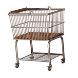 Maxbell Laundry Basket with Wheels Storage Laundry Cart for Living Room Home Bedroom
